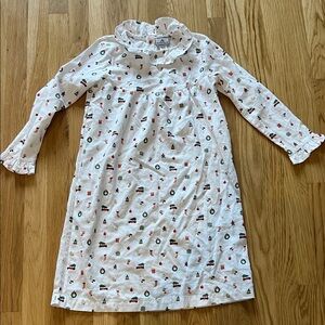 Petite Plume Scarlet Nightgown in Winter Nostalgia, Size 8